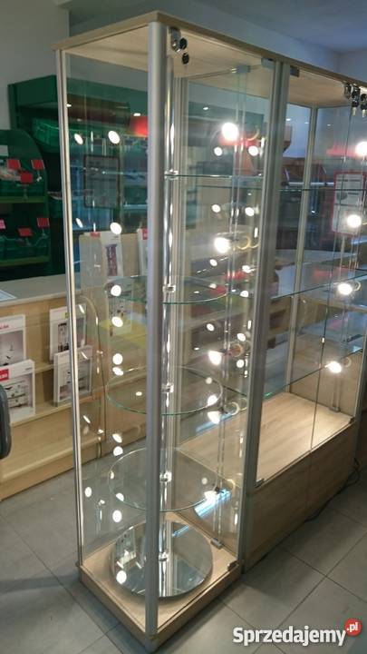 Oszklona gablota sklepowa meble sklepowe gabloty Nowy Dwór Mazowiecki