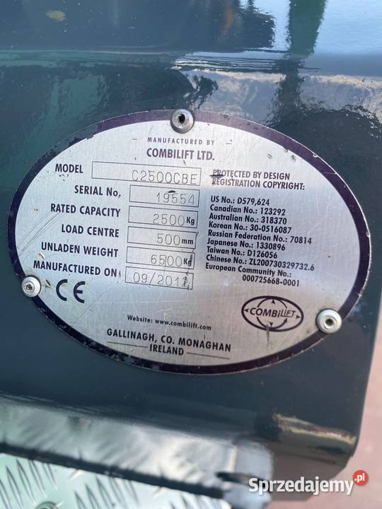 Wózek widłowy Combilift CBE2500