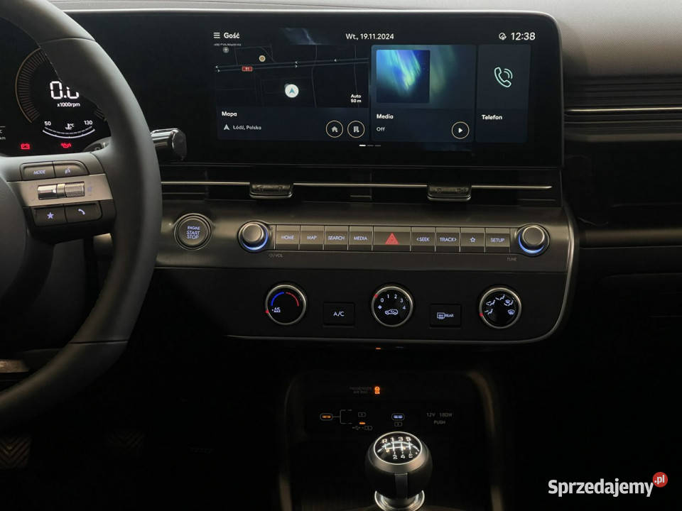 Hyundai Kona 10 TGDI 6MT 2WD 100 Smart Comfort elektryczne lusterka Piotrków Trybunalski sprzedam