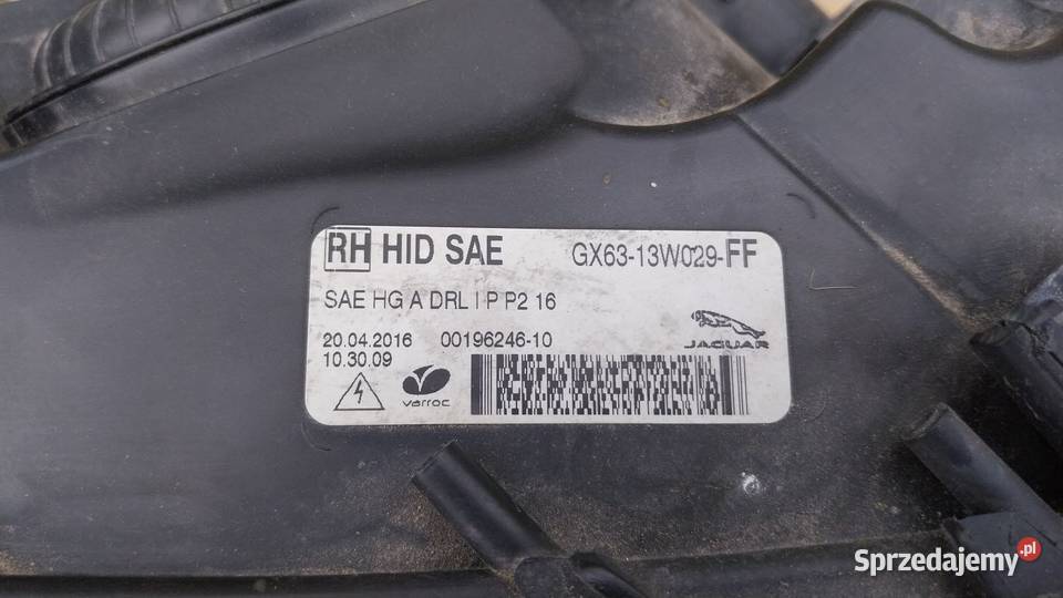 Jaguar XF 260 Lampa reflektor uszodzony Suchedniów sprzedam
