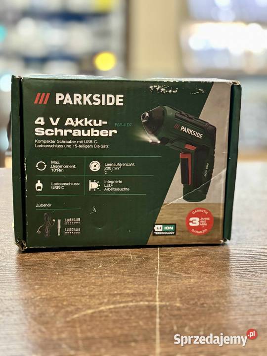Wkrętarka Parkside zasilanie akumulatorowe 4 V Elbląg