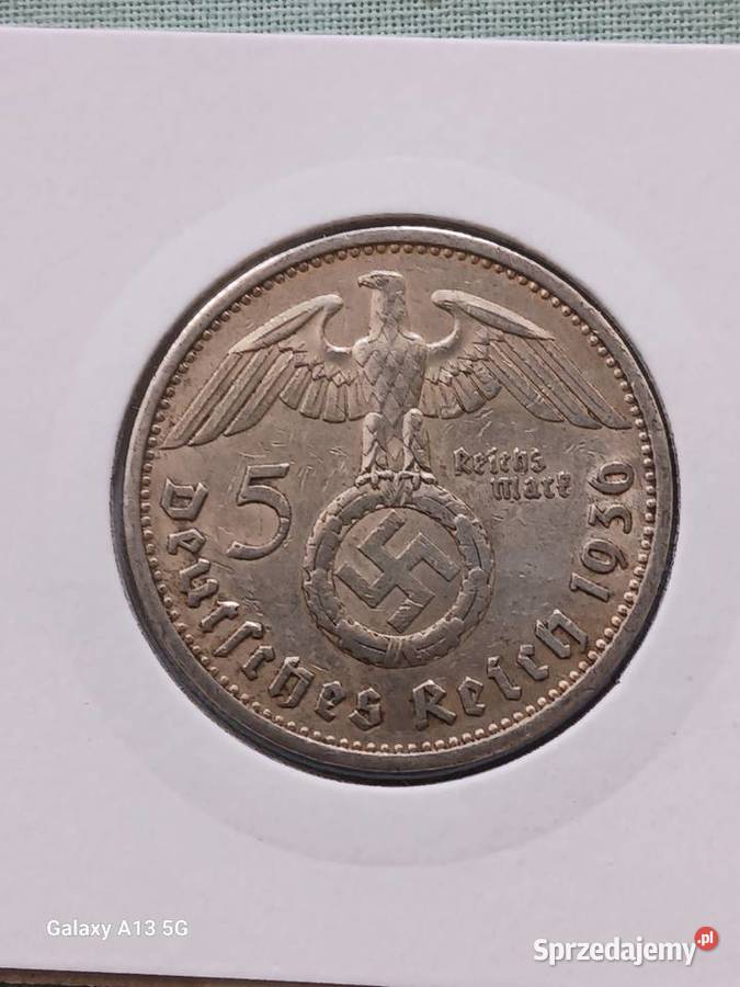 5 Marek Niemcy 1936 rPaul von Hindenburgmen A 1