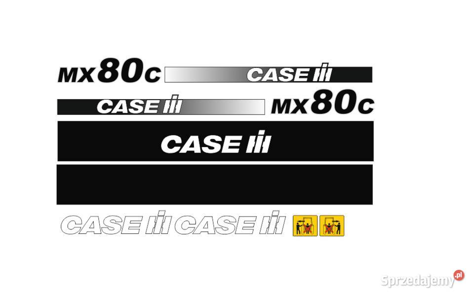 Naklejki Case mc 80c i inne modele super mocne Bydgoszcz