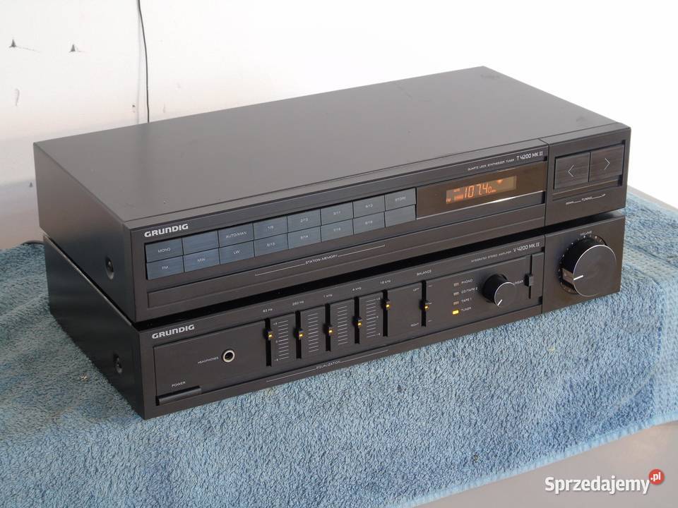 Wzmacniacz z korektorem i Tuner Grundig Vintage Jasło