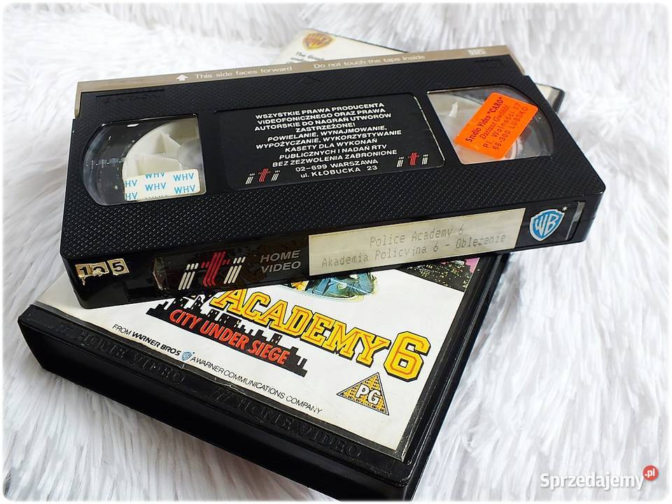 Kaseta VHS Film Akademia Policyjna 6 Film na lubuskie Żary sprzedam