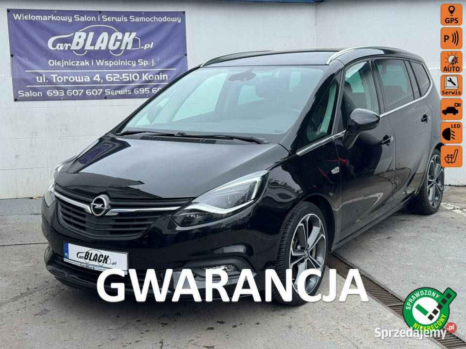 Opel Zafira Pisemna Gwarancja 12 miesięcy C 2011 VAT marża Konin