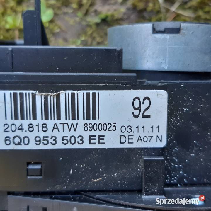 6Q0953503EE SEAT SKODA VW manetki przełączniki Dębno