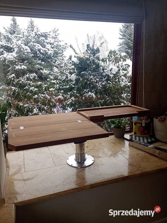 Stół na jacht z drzewa tekowego Piaseczno