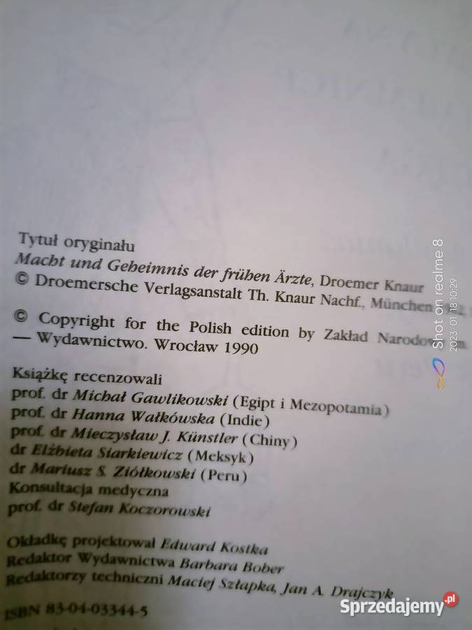 Dawna medycyna jej tajemnice książki prezenty Warszawa