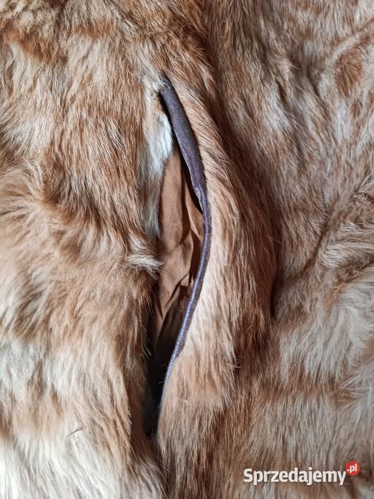 Futro naturalne rude r44 Karczew