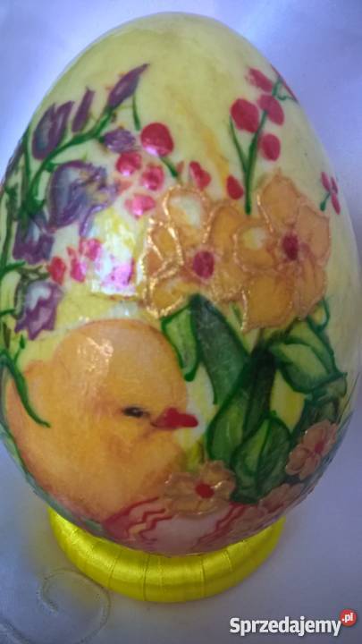 jajko pisanka styropian Wielkanoc 15 rękodzieło mazowieckie Sierpc
