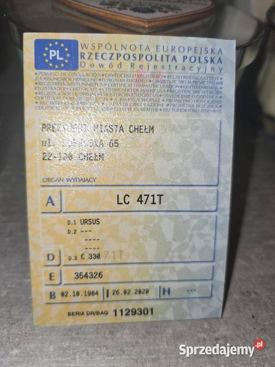 Ursus C330 84r Jeden Właściciel Napęd 2x4 lubelskie Chełm sprzedam