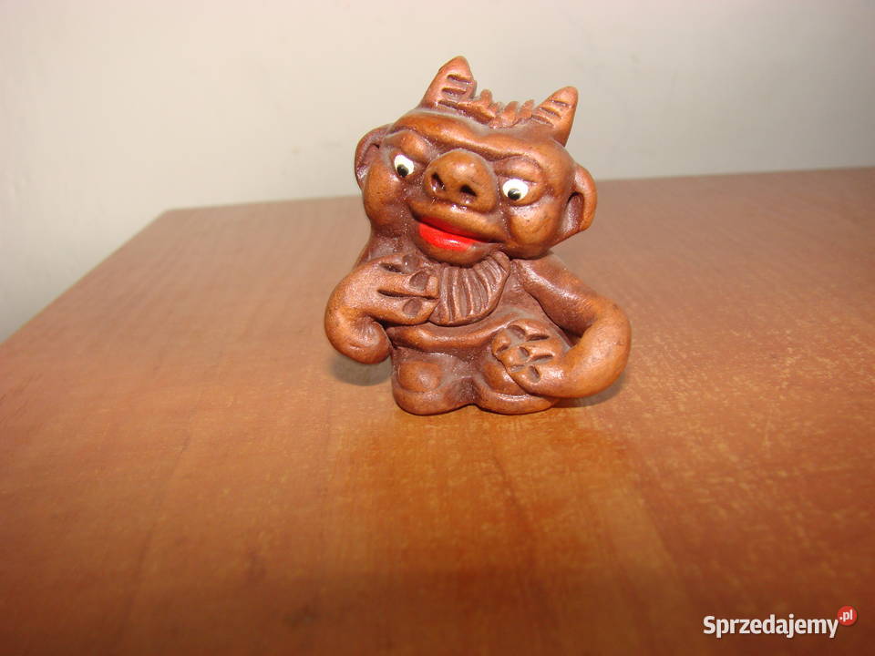 Diabełek mała figurka Rękodzieło Pruszcz Gdański