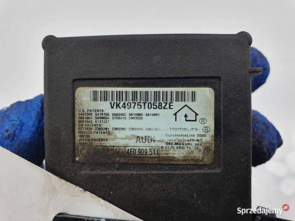 MODUŁ AUDI A8 D3 4E0909511 osobowe kujawsko-pomorskie Lipno