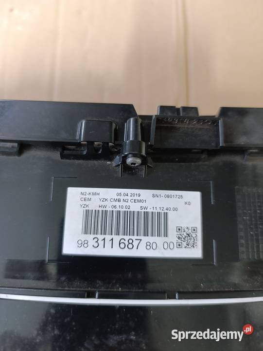 LICZNIK ZEGARY CITROEN JUMPY 983116878000 Pszczyna