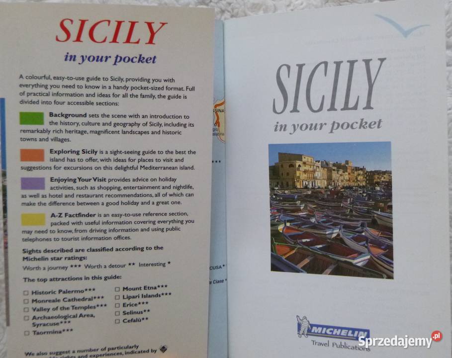 Przewodnik Sicily in your pocket angielsku mazowieckie