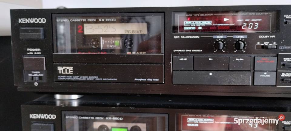 Sprzedam magnetofon deck Kenwood KX880D dwie mazowieckie