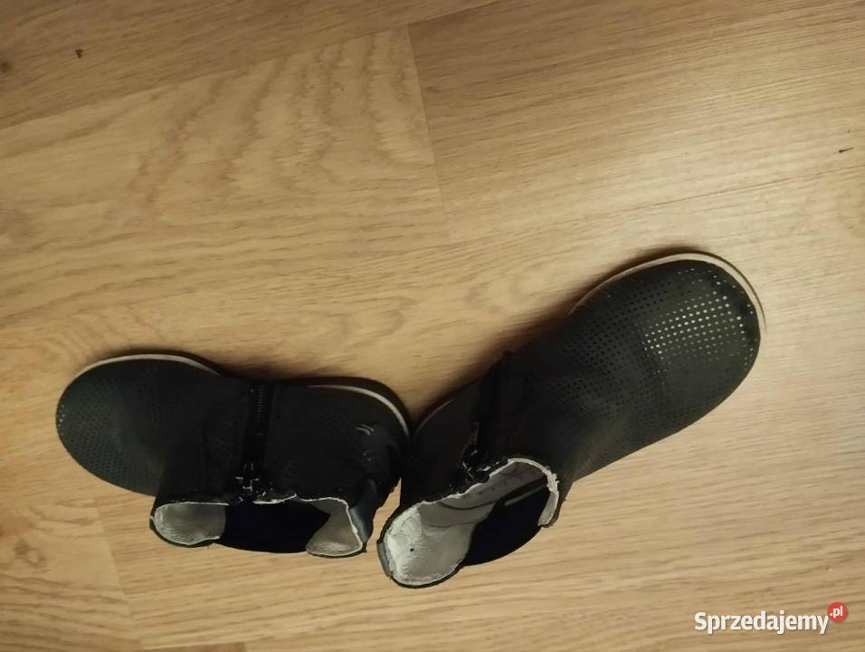 Czarne botki Rozmiar 25 Gorzów Wielkopolski
