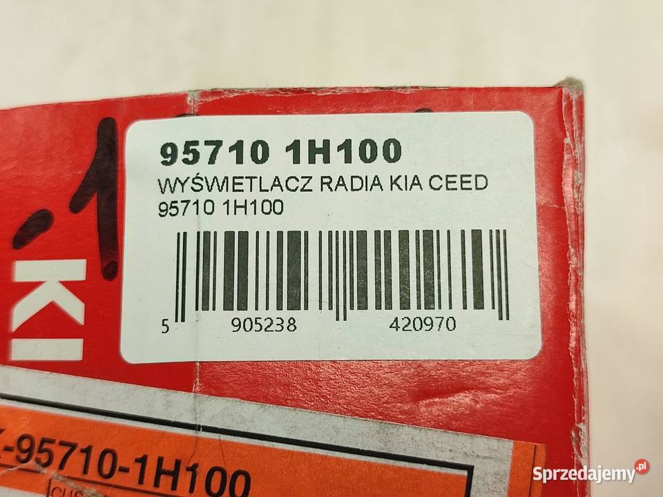 WYŚWIETLACZ RADIA KIA CEED ED 20062012 lubelskie sprzedam