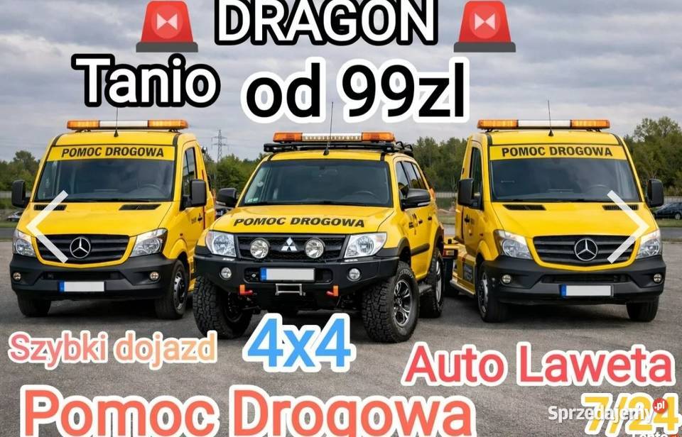 724 Tanio 99zl Laweta DRAGONPomoc Zielona Góra