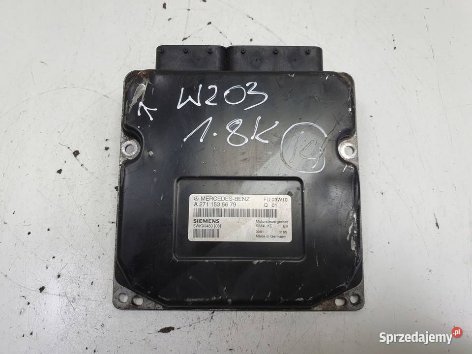 Mercedes W203 18 K STEROWNIK SILNIKA komputer osobowe Janów
