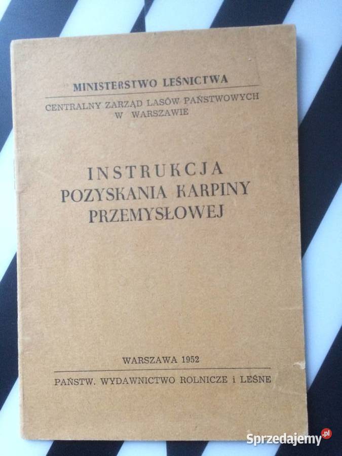 3623 Instrukcja Pozyskiwania Karpiny Szczecin sprzedam