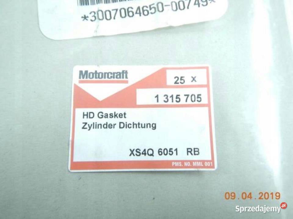 USZCZELKA GŁOWICY CYLINDRÓW CITROEN XSARA 9705