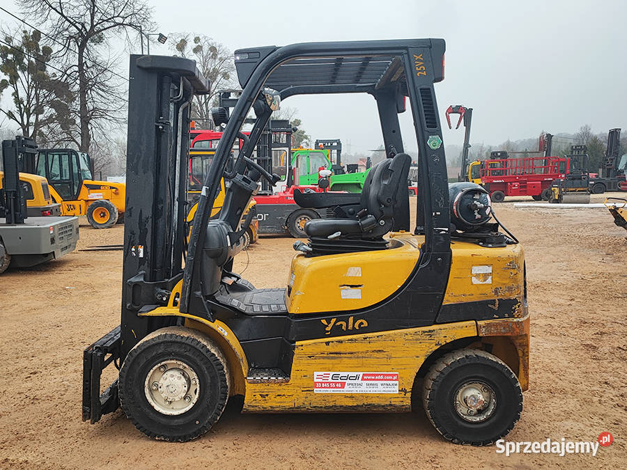 Wózek widłowy Yale GLP25 25 t LPG hilo 33 m 2013 Kęty