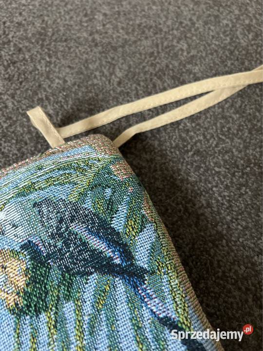 Gobelin poduszka na krzesło rękodzieło Zabrze