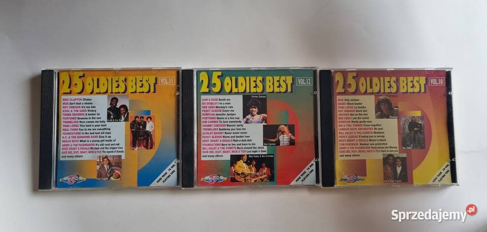 Płyty CD 25 Oldies Best Rolling Oldies 7 sztuk Zielona Góra