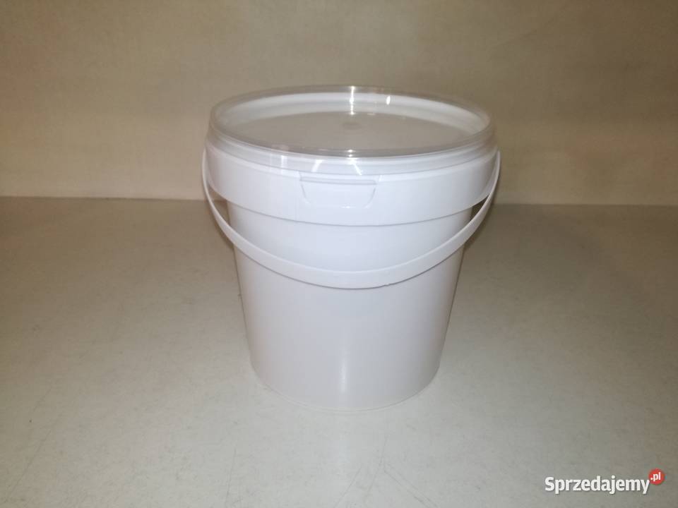 Wiadro plastikowe 1L z pokrywką Toruń sprzedam