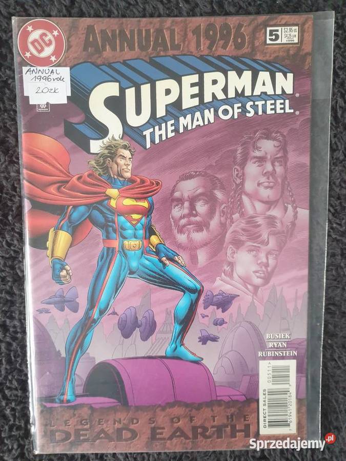 Superman Annual zestaw 7 komiksów DC USA lata Gdynia
