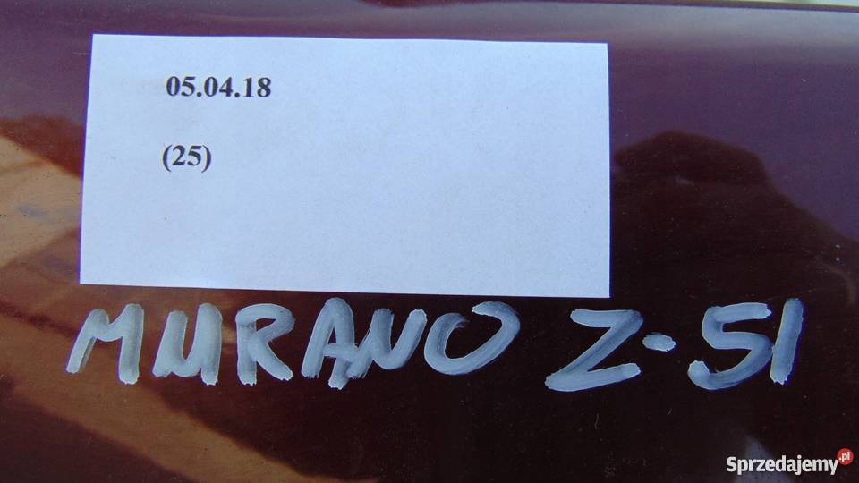 ĆWIARTKA SŁUPEK LEWY NISSAN MURANO Z51