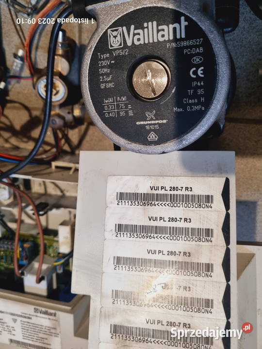 Części z demontażu Vaillant VUI 2807 R3 Wrocław