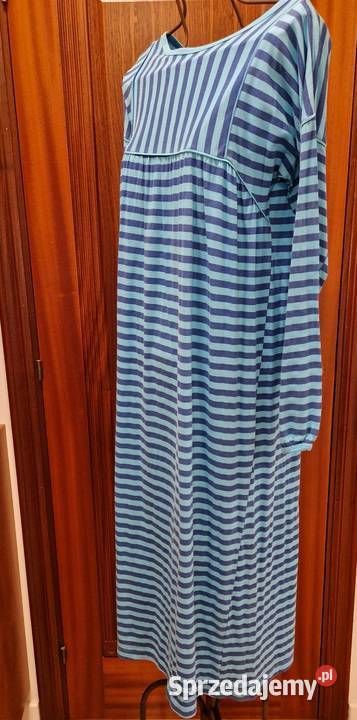 KOSZULA NOCNA M długa116 długi rękaw bawełna w długi