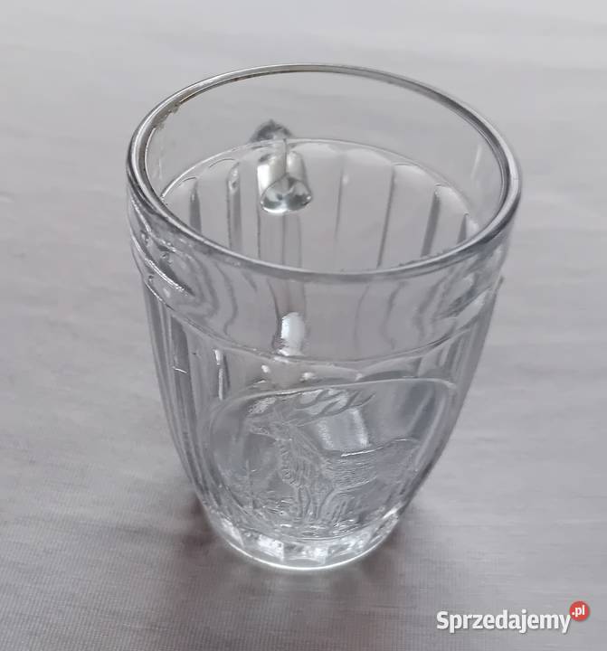 Mały kufelek z jeleniem Ząbkowice katalogowy Porcelana i szkło Koźminek sprzedam