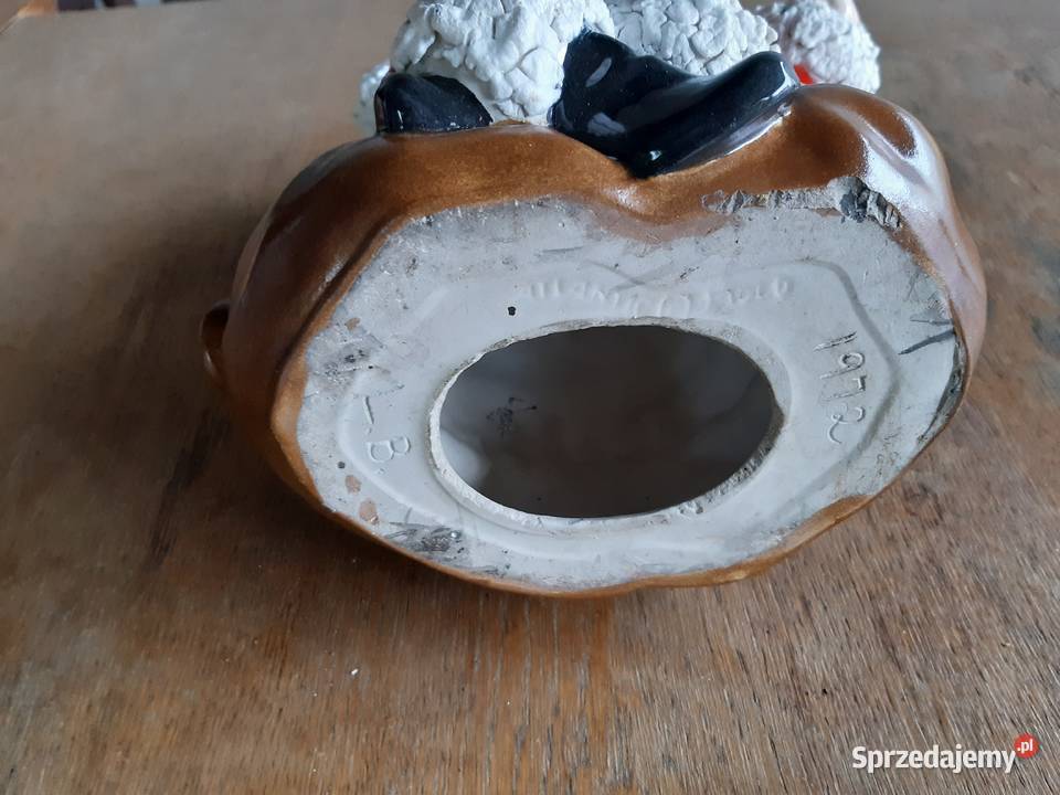 Stara ceramiczna figurka św Mikołaja z PRL Rudnik nad Sanem sprzedam