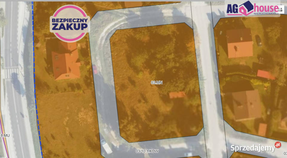 Grunt Mosty Hebanowa 913m2 pomorskie