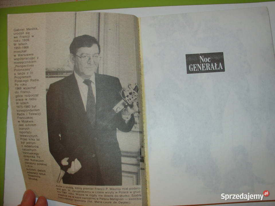 Noc GENERAŁA Gabriel Mrtik 1981 Pozostałe Łódź