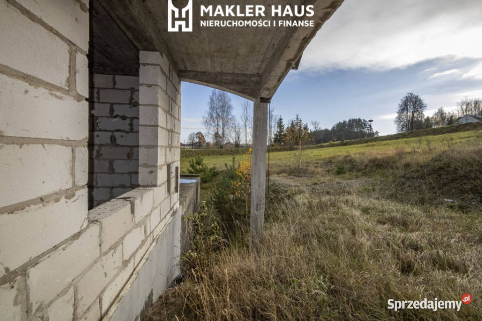 Siedlisko z rozpoczętą budową domuPrzejma Wysoka wolnostojący Przejma Wysoka