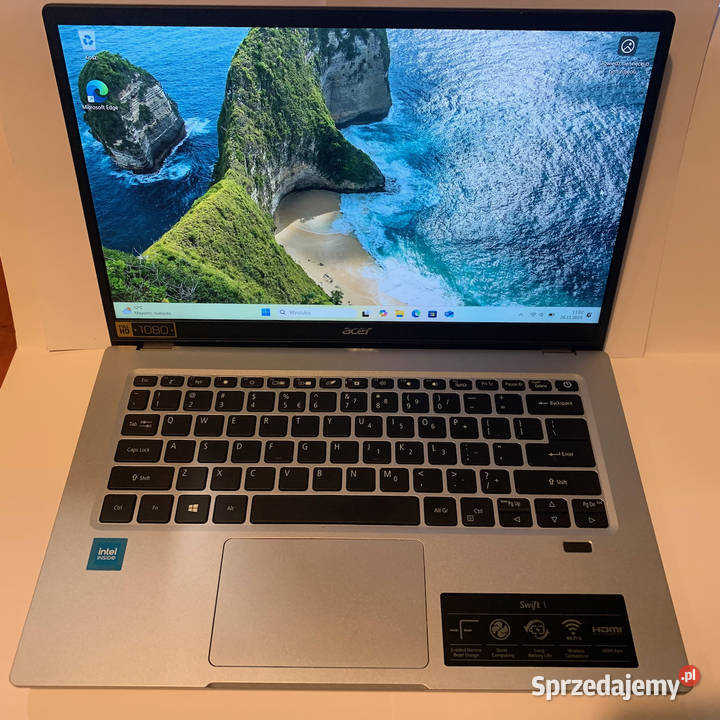 ACER Swift 1 14 N4500 4GB RAM 128GB eMMC Win11 Warszawa