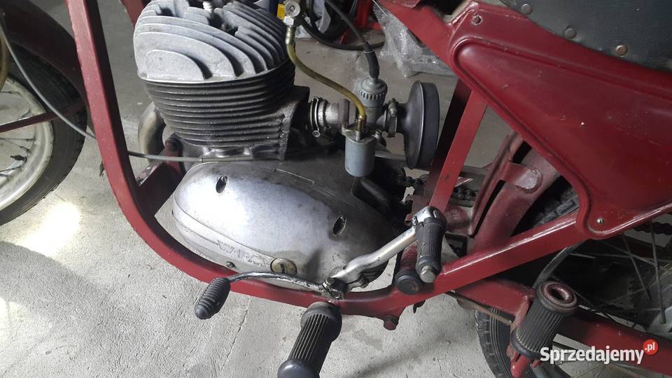 Motocykl WSK dwuramówka Sietesz