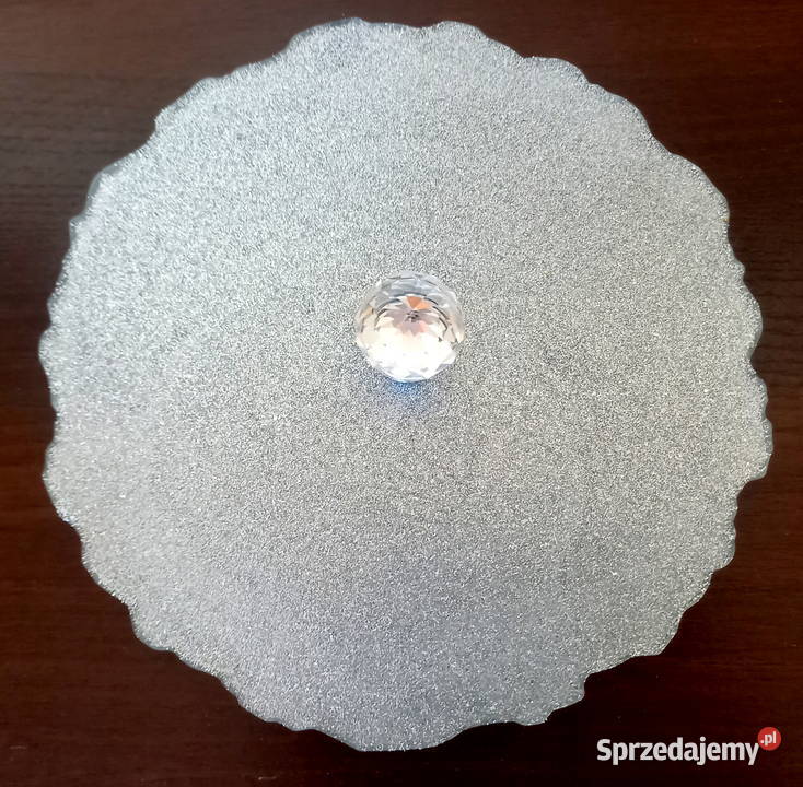 Nowy biżuternik taca z diamentowym uchwytem