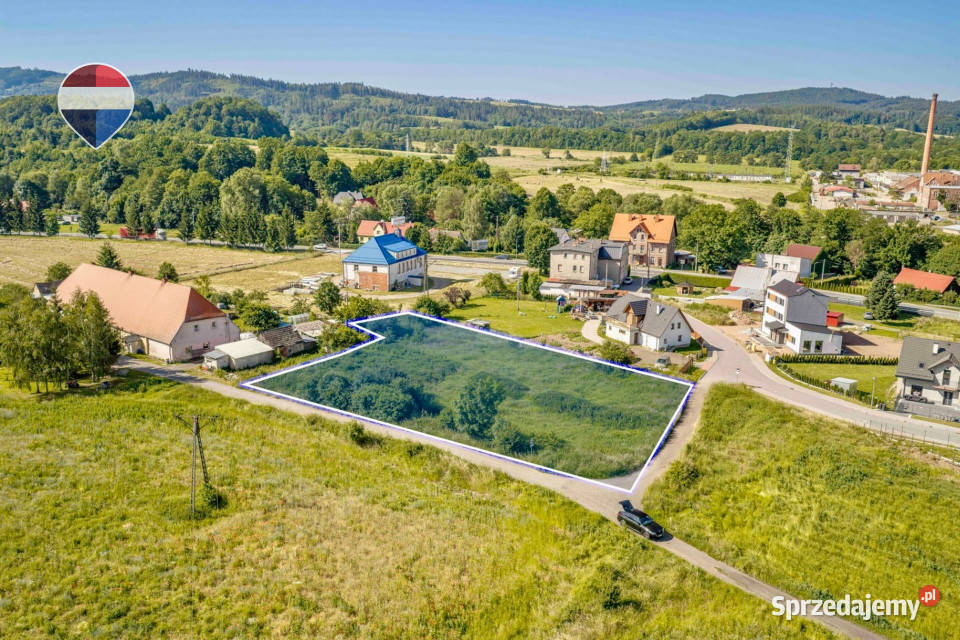 Działka budowlana 2873 m z mediami i dojazdem Jeleniów