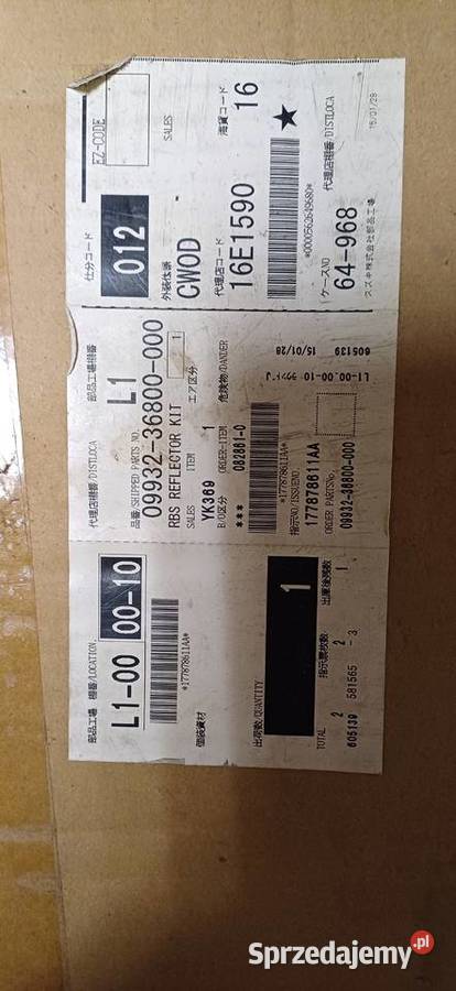 Suzuki 0993236800000 zestaw RBS Reflektor kit Lublin