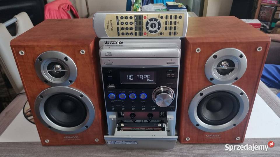 Mikrowieża HiFi Kenwood M505 USB CD MP3 Kaseta z Warta