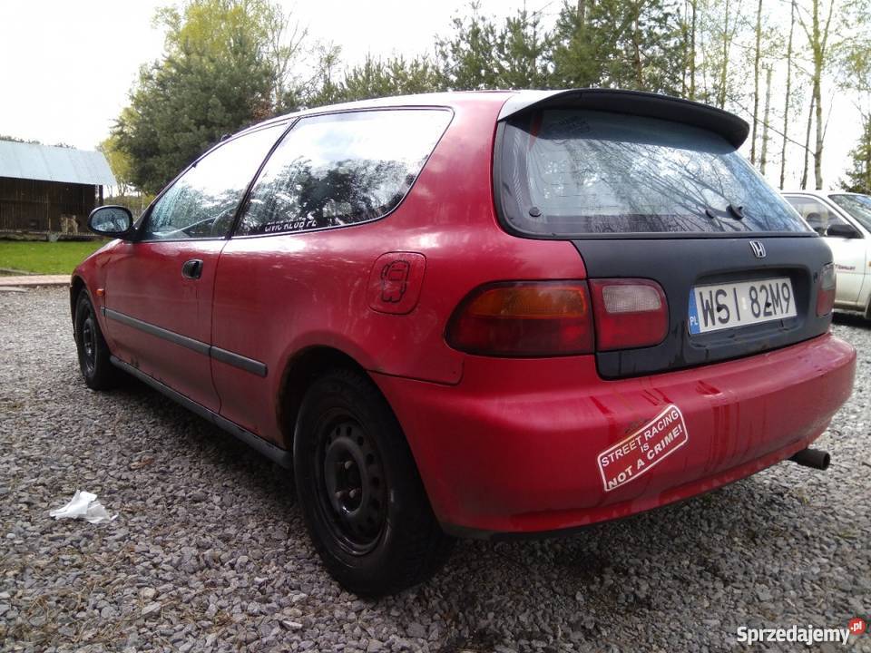 Honda Civic V EG 15 Hatchback mazowieckie Siedlce