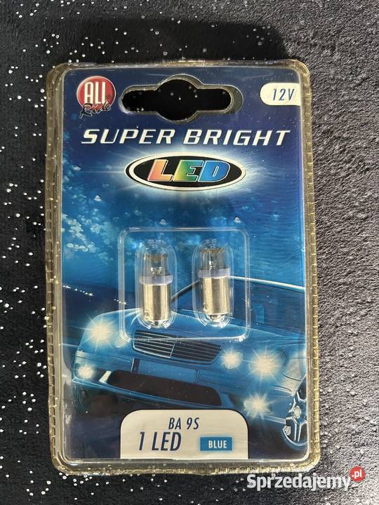 Żarówki postojowe 12 V BA95 1 led niebieskie śląskie Bytom sprzedam