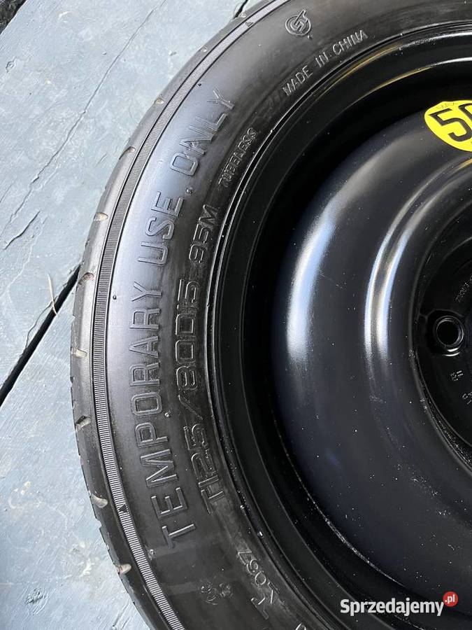 Koło dojazdowe zapasowe nowe KIA Hyundai Samochodowe Brzesko