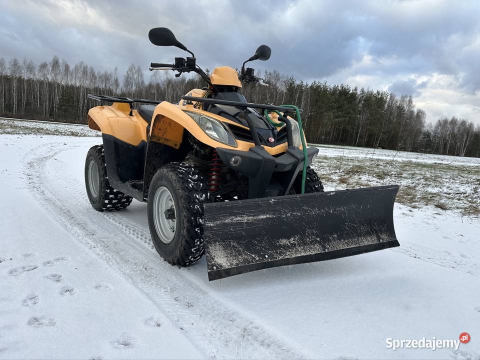 Quad z pługiem Kymco Mxu 250 Mechowiec